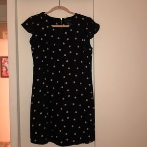 Adrienne Vittadini Polka- Dot Shift Dress